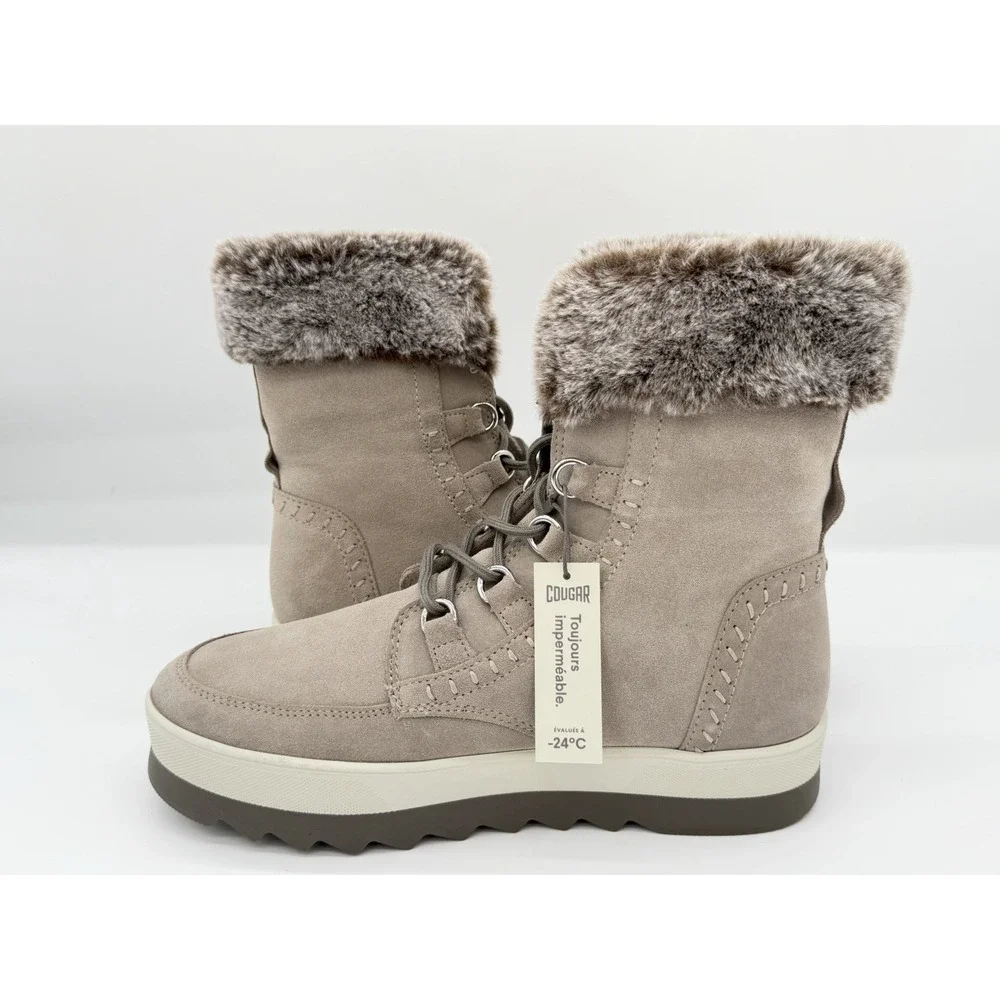 Women's Size 11 - Cougar Women's Waterproof Boots Vanetta Mushroom